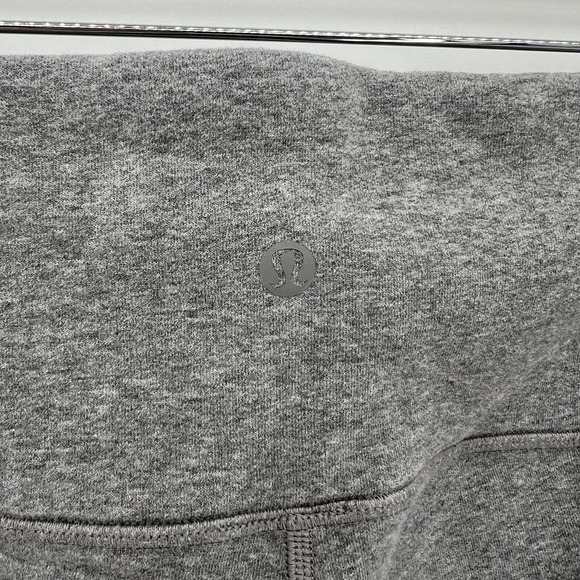 lululemon fleece lined Gray Leggings 12 winter - Picture 6 of 11